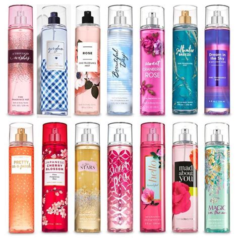 best bath and body works body mist|best bbw body mist.